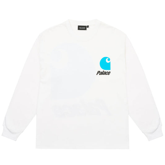 Palace x Carhartt WIP Logo Longsleeve "White"