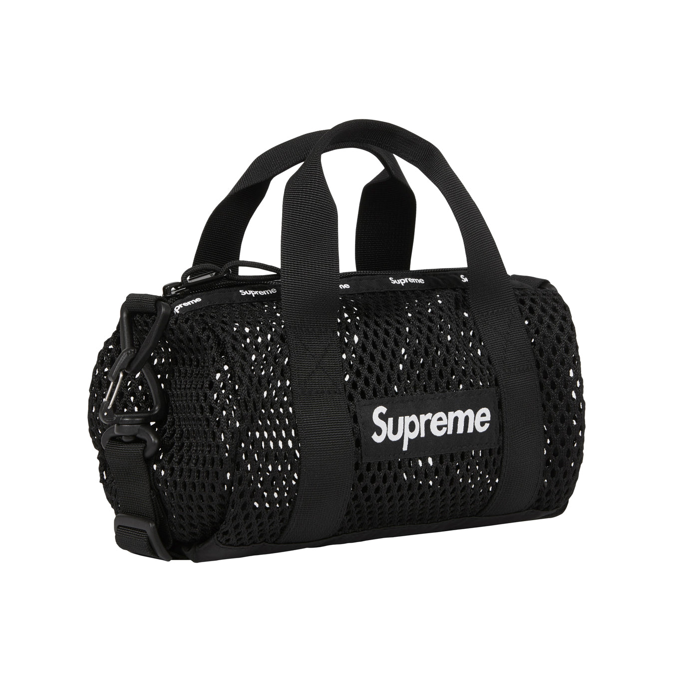 Supreme Mesh Mini Duffle Bag "Black"