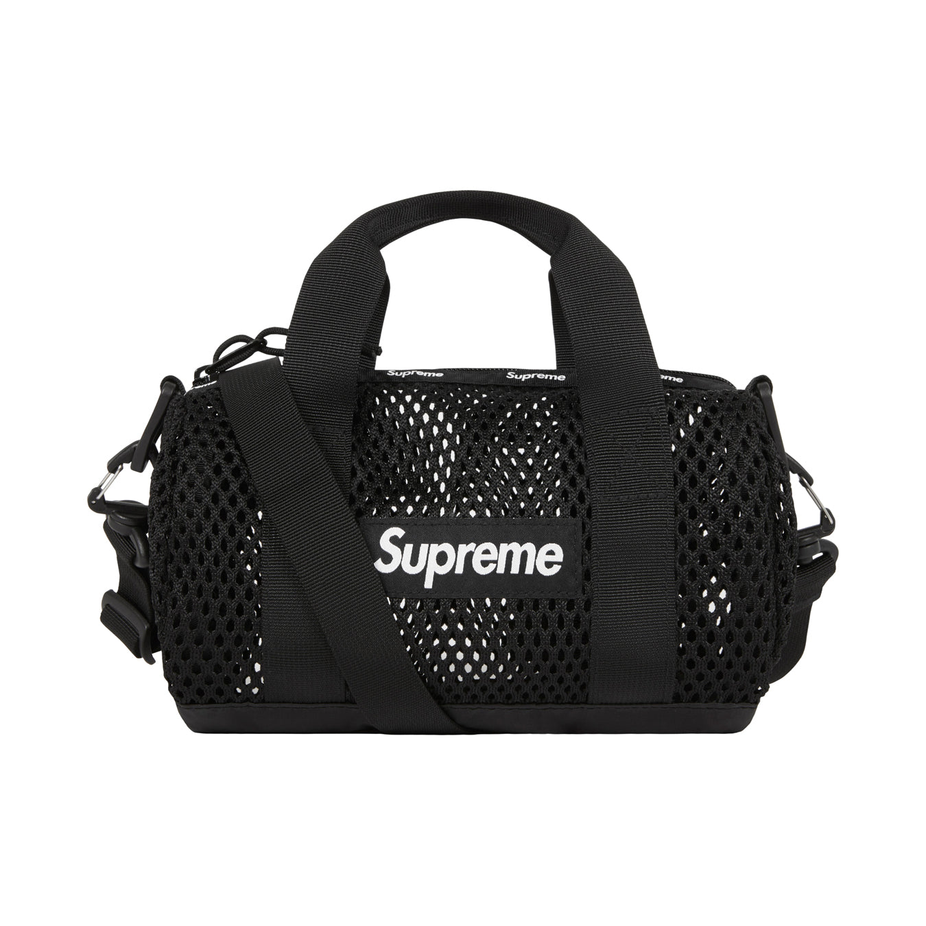 Supreme Mesh Mini Duffle Bag "Black"