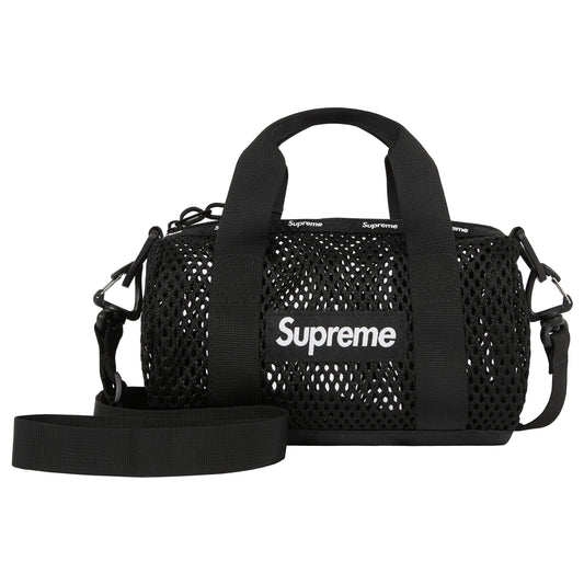 Supreme Mesh Mini Duffle Bag "Black"