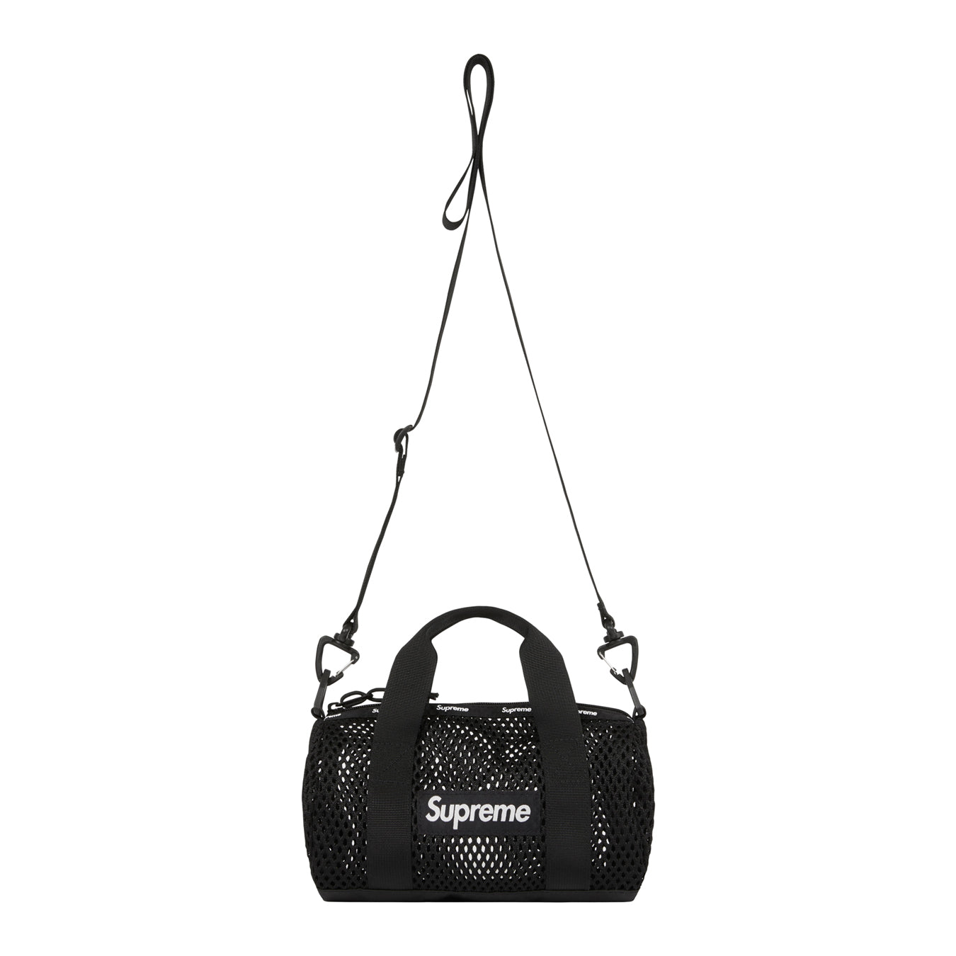 Supreme Mesh Mini Duffle Bag "Black"