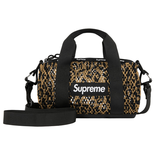 Supreme Mesh Mini Duffle Bag "Leopard"