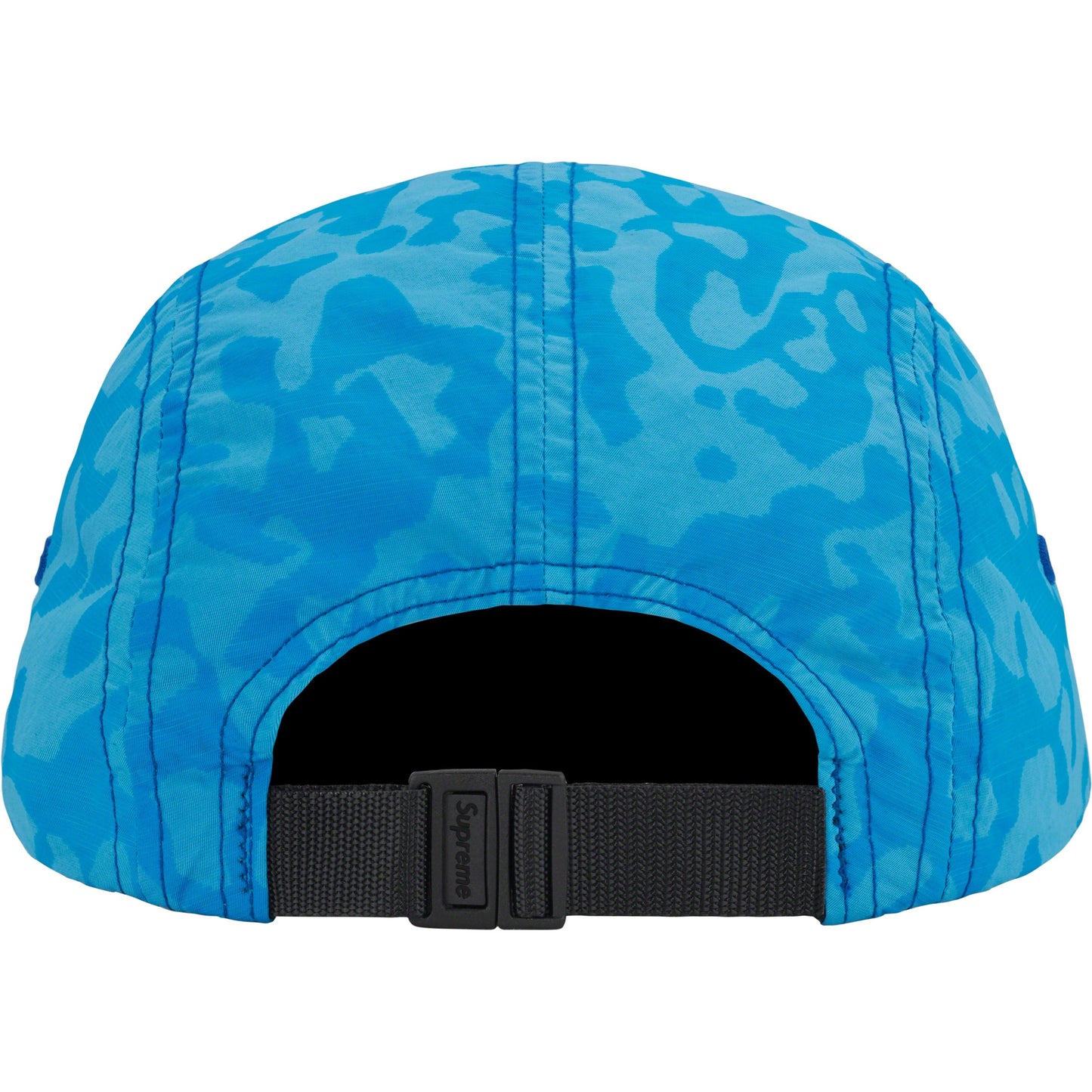 Supreme Overdyed Camo Nylon Camp Cap "Blue"