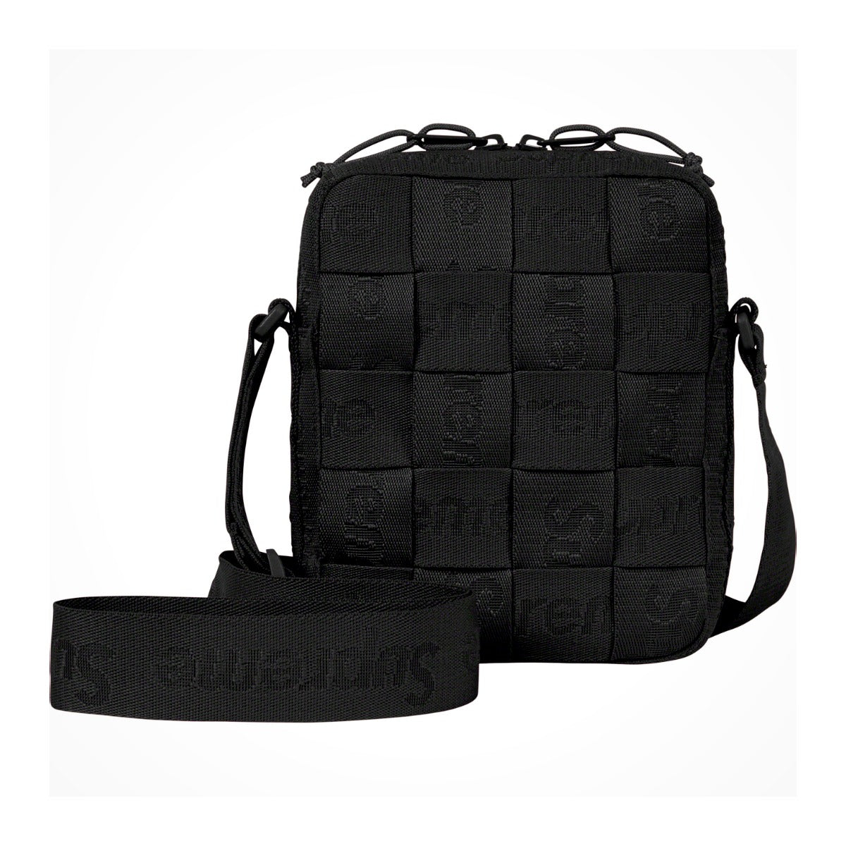 Supreme Woven Shoulder Bag "Black"