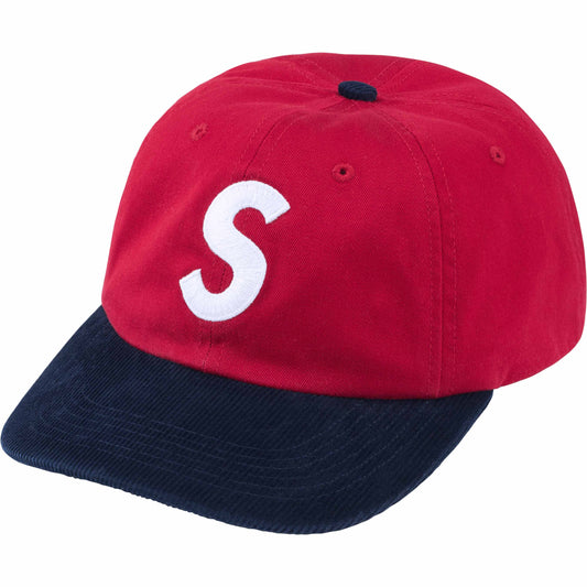 Supreme 2-Tone S Logo 6-Panel "Red"