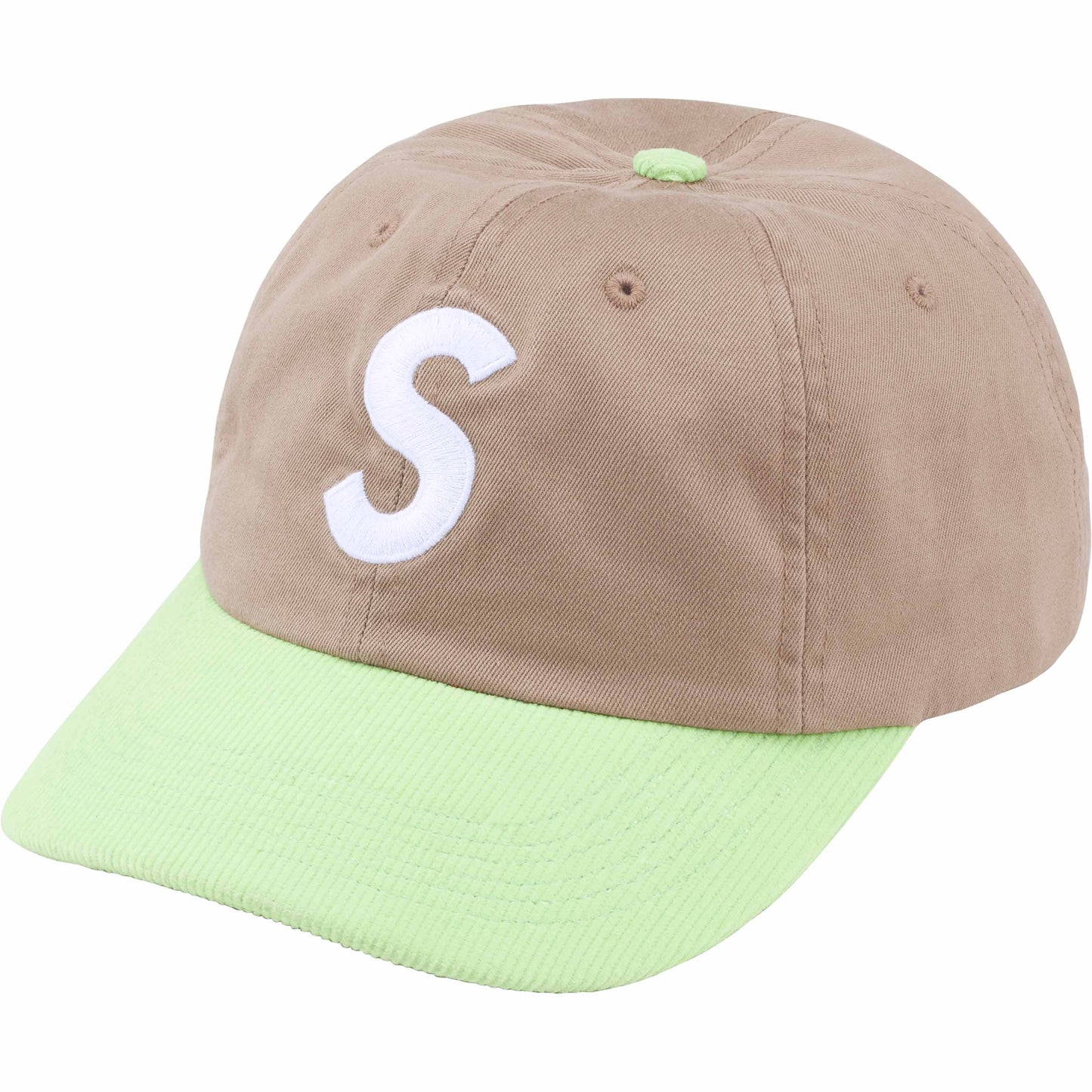 Supreme 2-Tone S Logo 6-Panel "Tan"