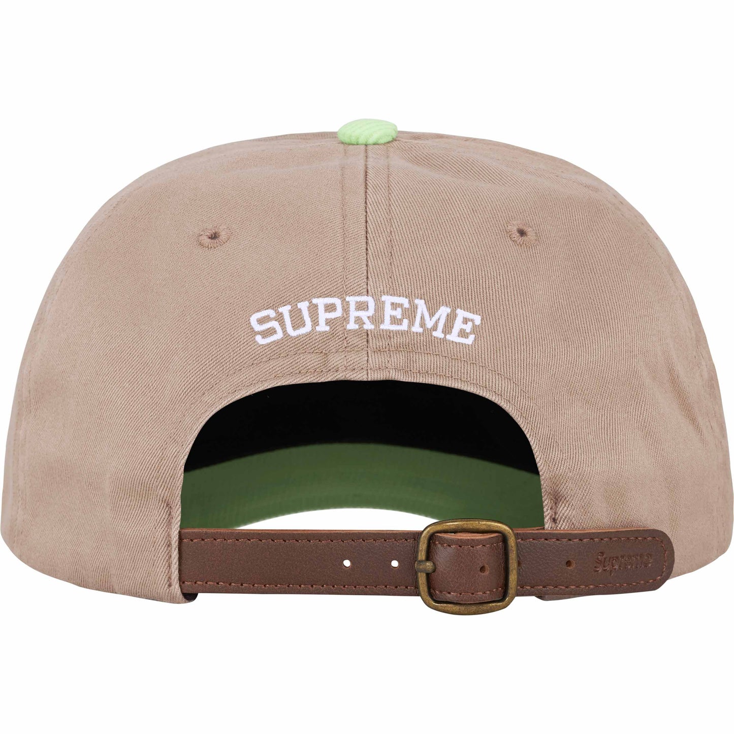 Supreme 2-Tone S Logo 6-Panel "Tan"