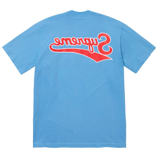 Supreme Backwards Tee "Bright Blue"