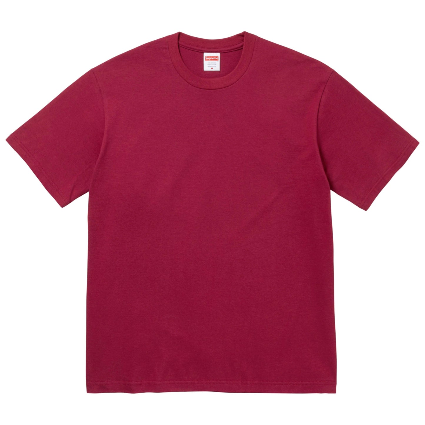 Supreme Backwards Tee "Cardinal"