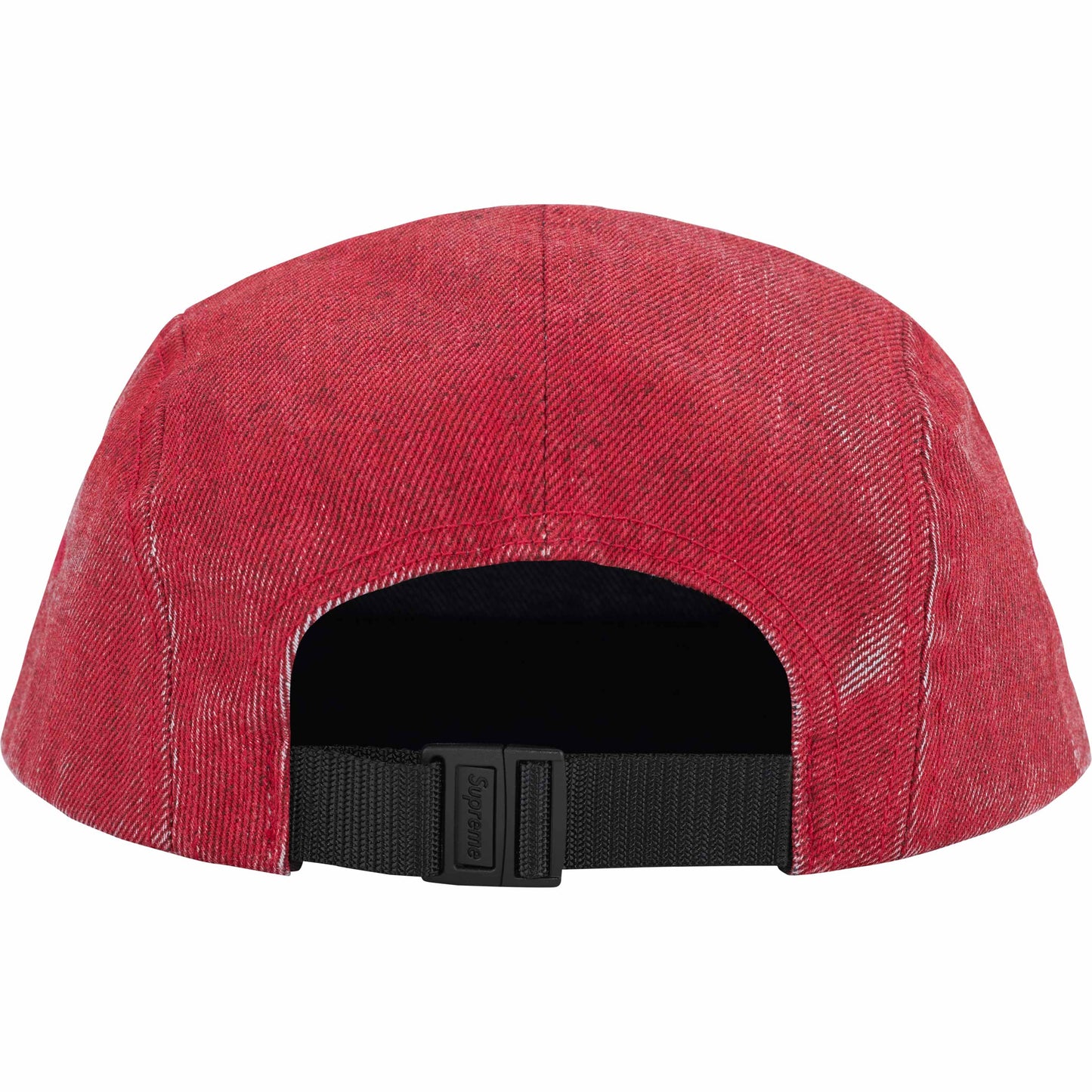 Supreme Coated Denim Camp Cap "Red"