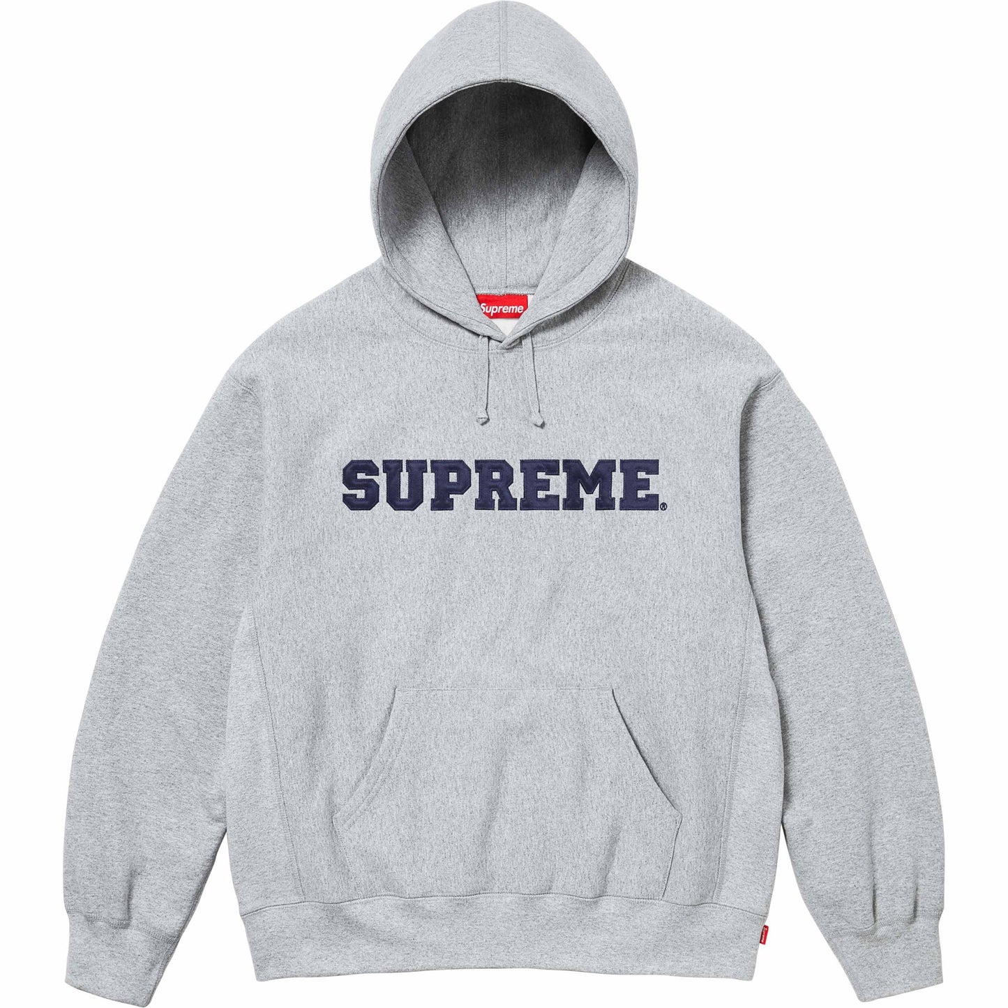 Supreme Collegiate Hooded Sweatshirt "Heather Grey"