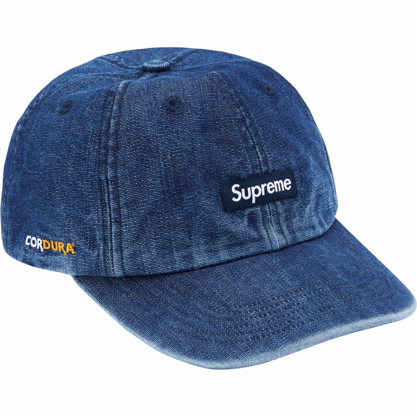 Supreme Cordura Denim Small Box 6-Panel "Blue"