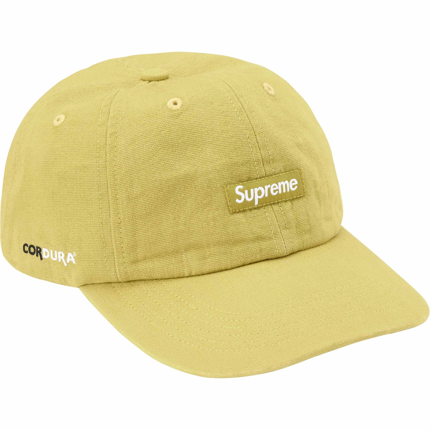 Supreme Cordura Denim Small Box 6-Panel "Yellow"