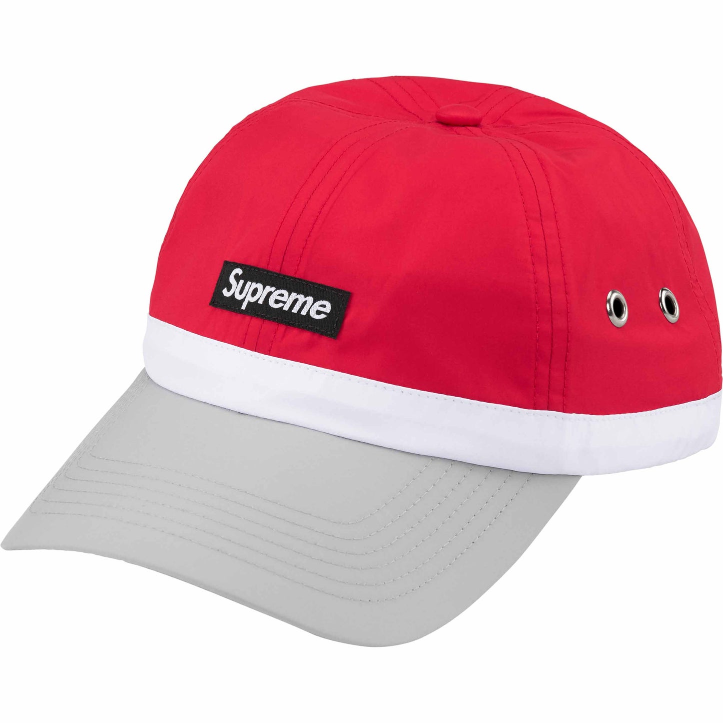 Supreme Crown Band Nylon 6-Panel "Red"