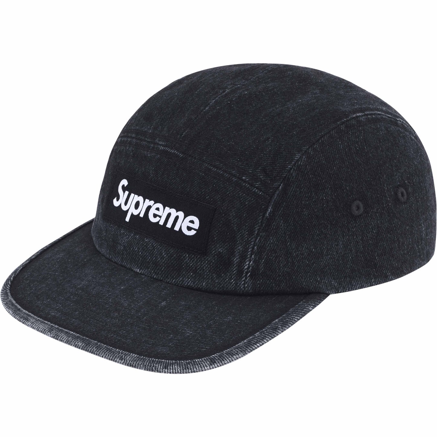 Supreme Denim Camp Cap "Black"