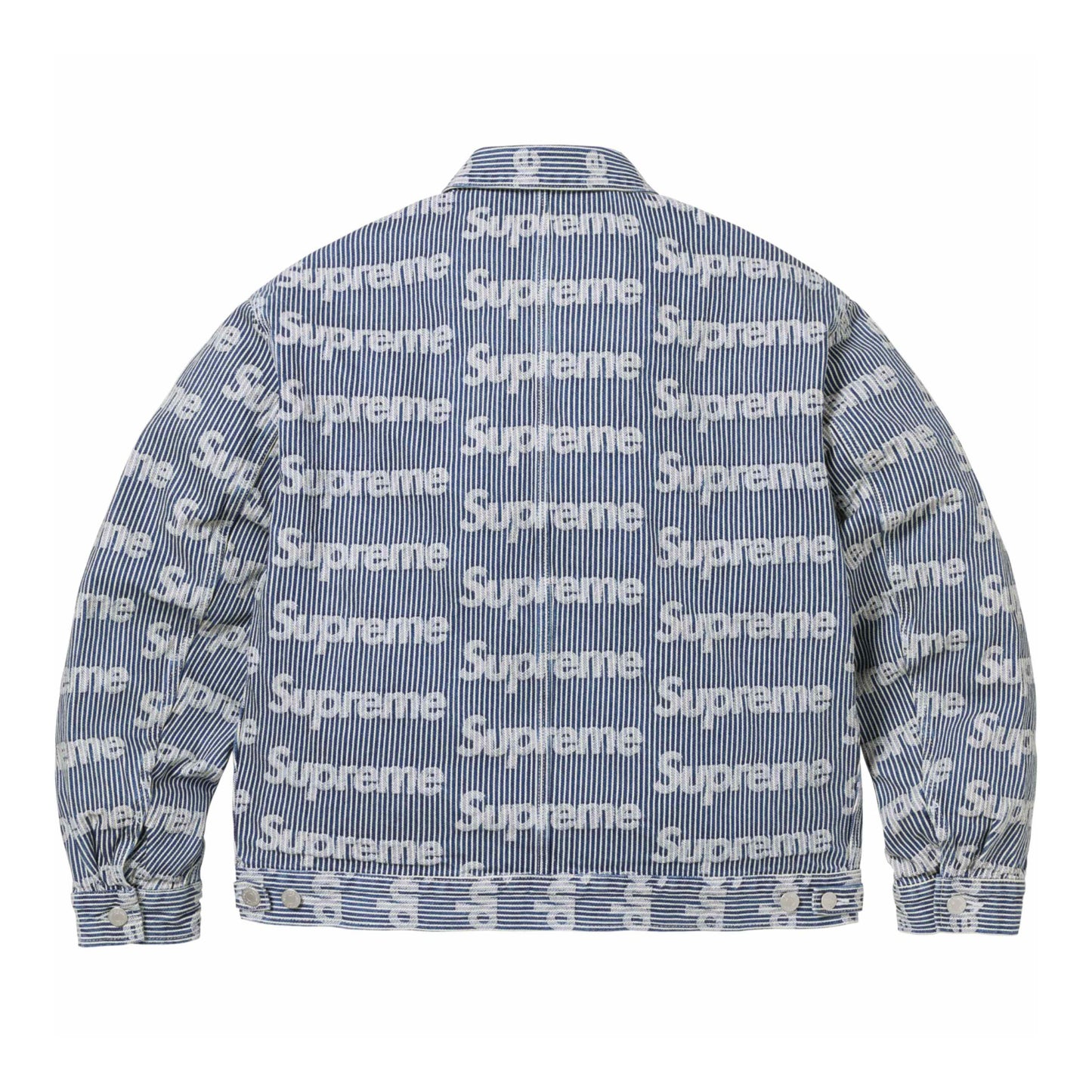 Supreme Denim Chore Trucker Jacket "Stripe"