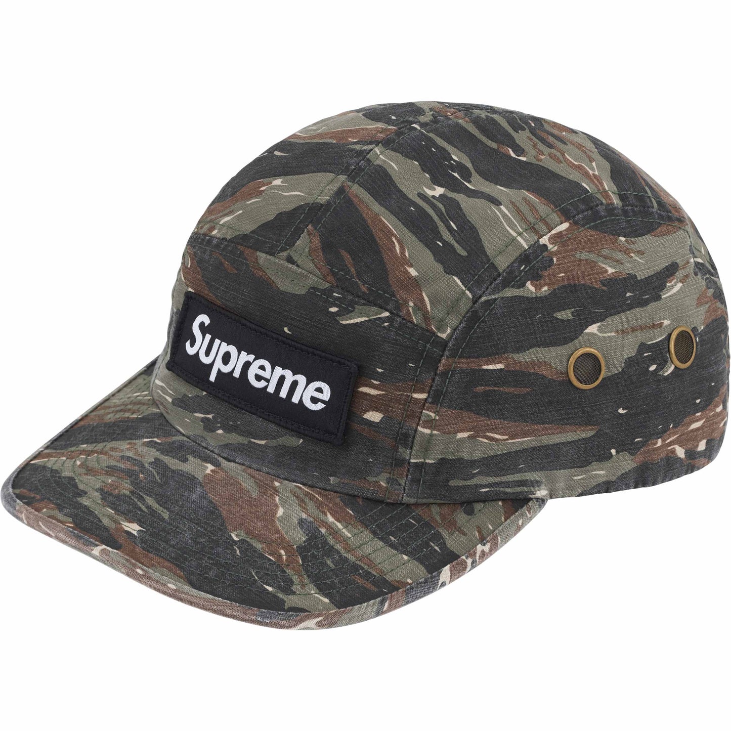 Supreme Military Camp Cap "Olive Tiger Camo"