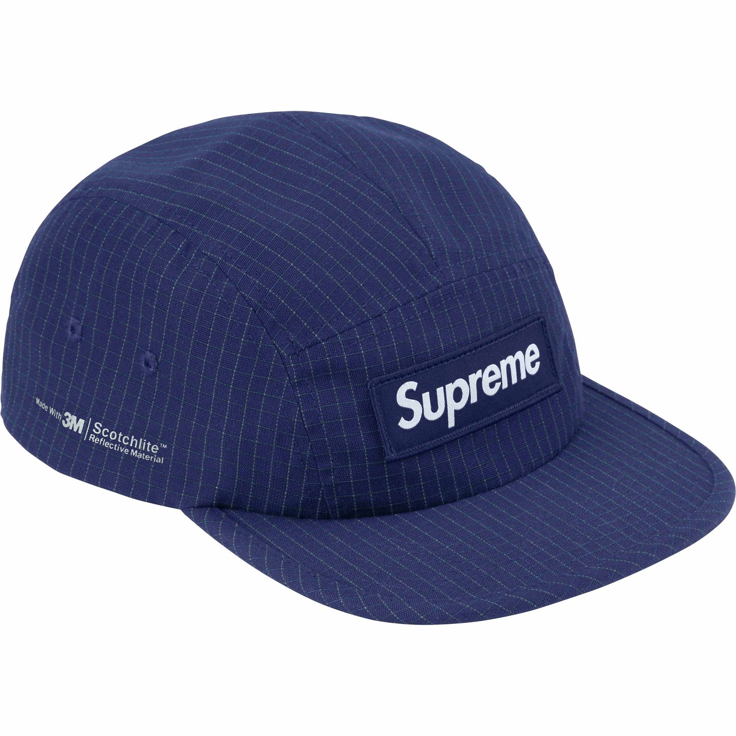 Supreme Reflective Ripstop Camp Cap "Navy"