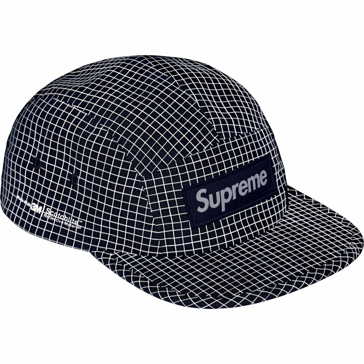 Supreme Reflective Ripstop Camp Cap "Navy"