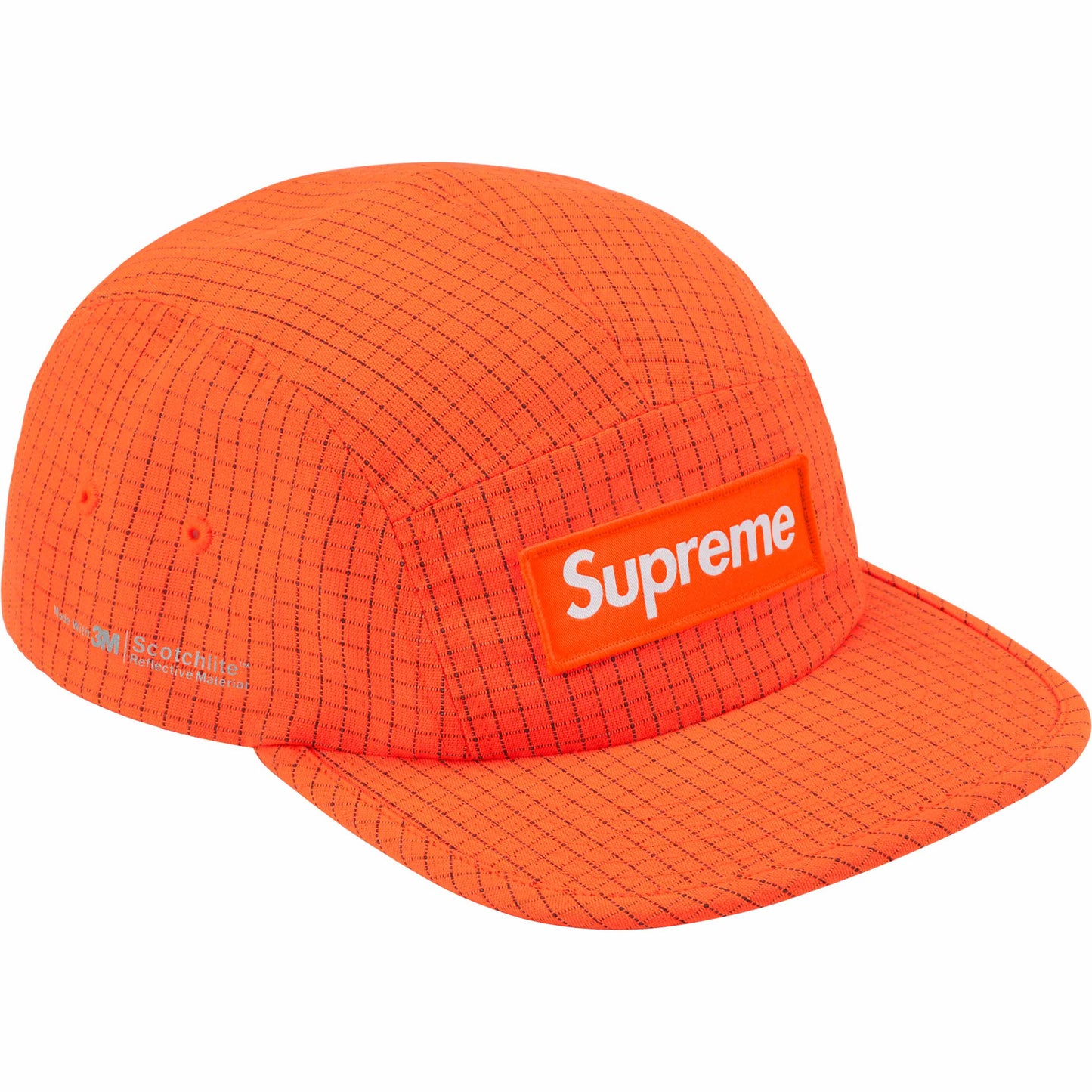 Supreme Reflective Ripstop Camp Cap "Orange"