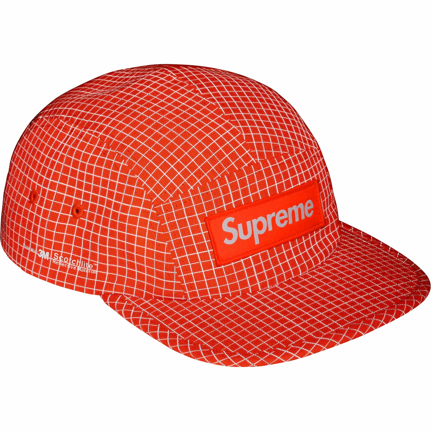 Supreme Reflective Ripstop Camp Cap "Orange"