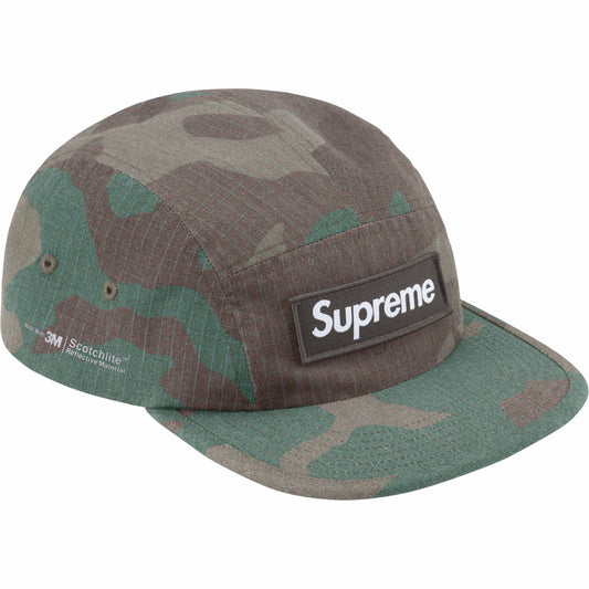 Supreme Reflective Ripstop Camp Cap "Woodland Camo"