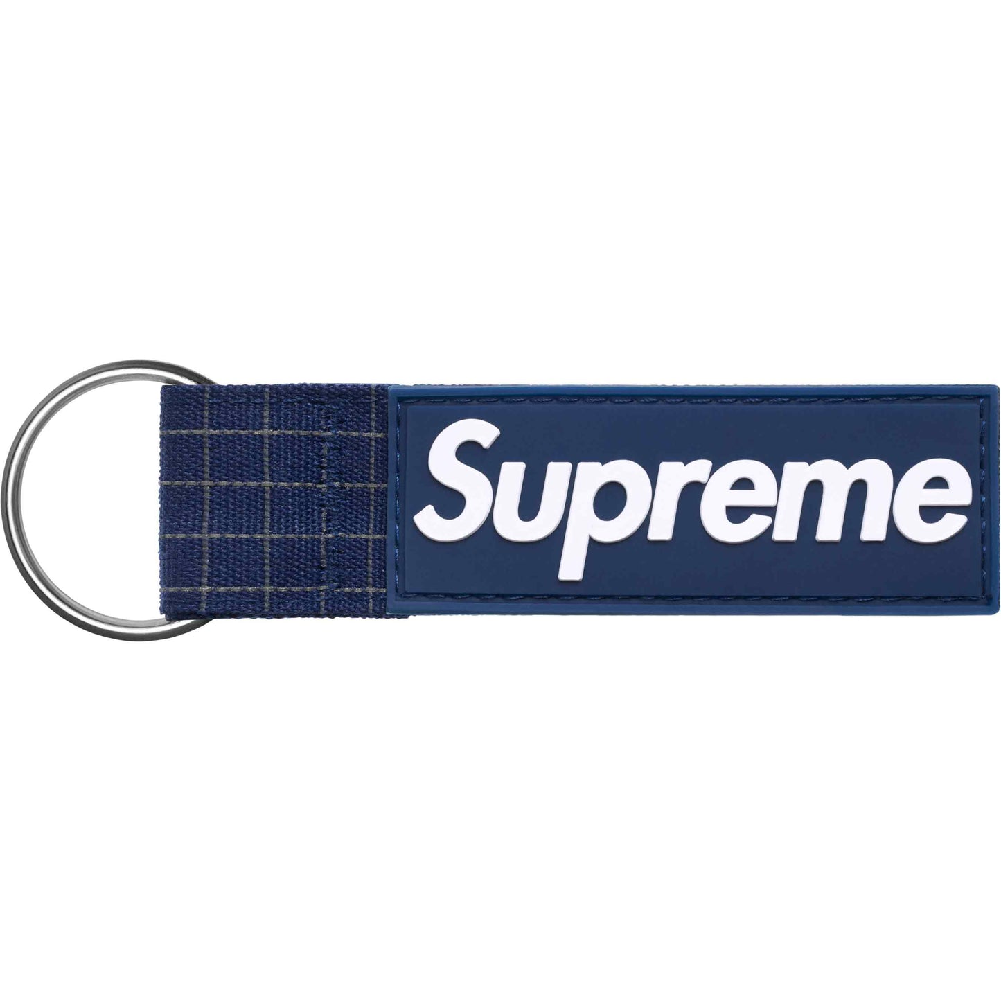 Supreme Ripstop Keychain "Navy"