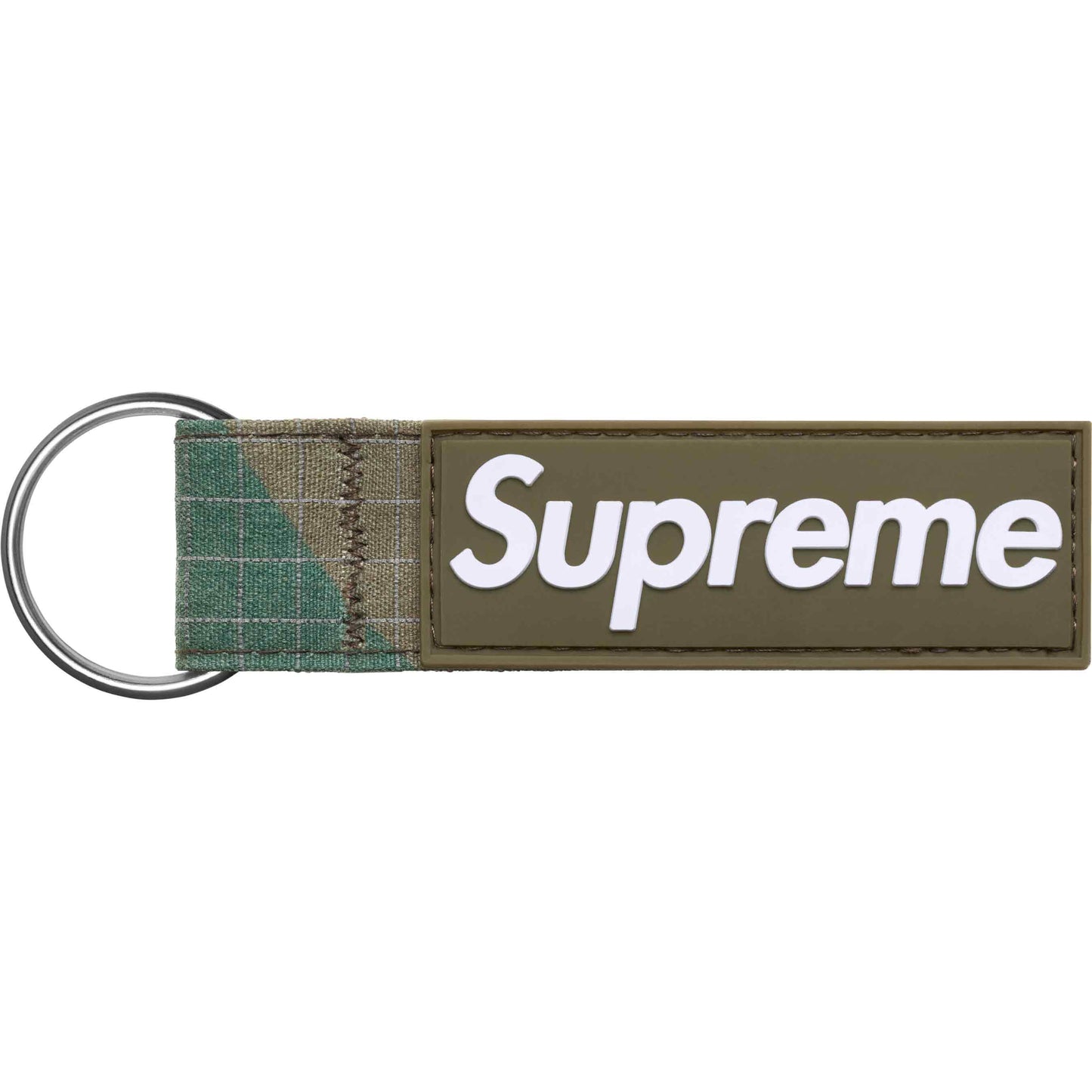 Supreme Ripstop Keychain "Woodland Camo"