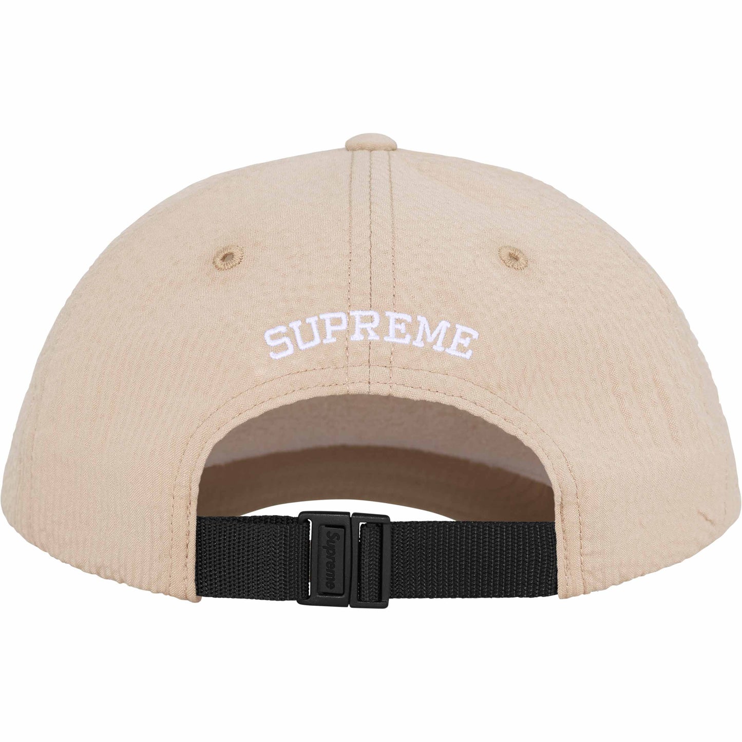 Supreme Seersucker S Logo 6-Panel "Tan"