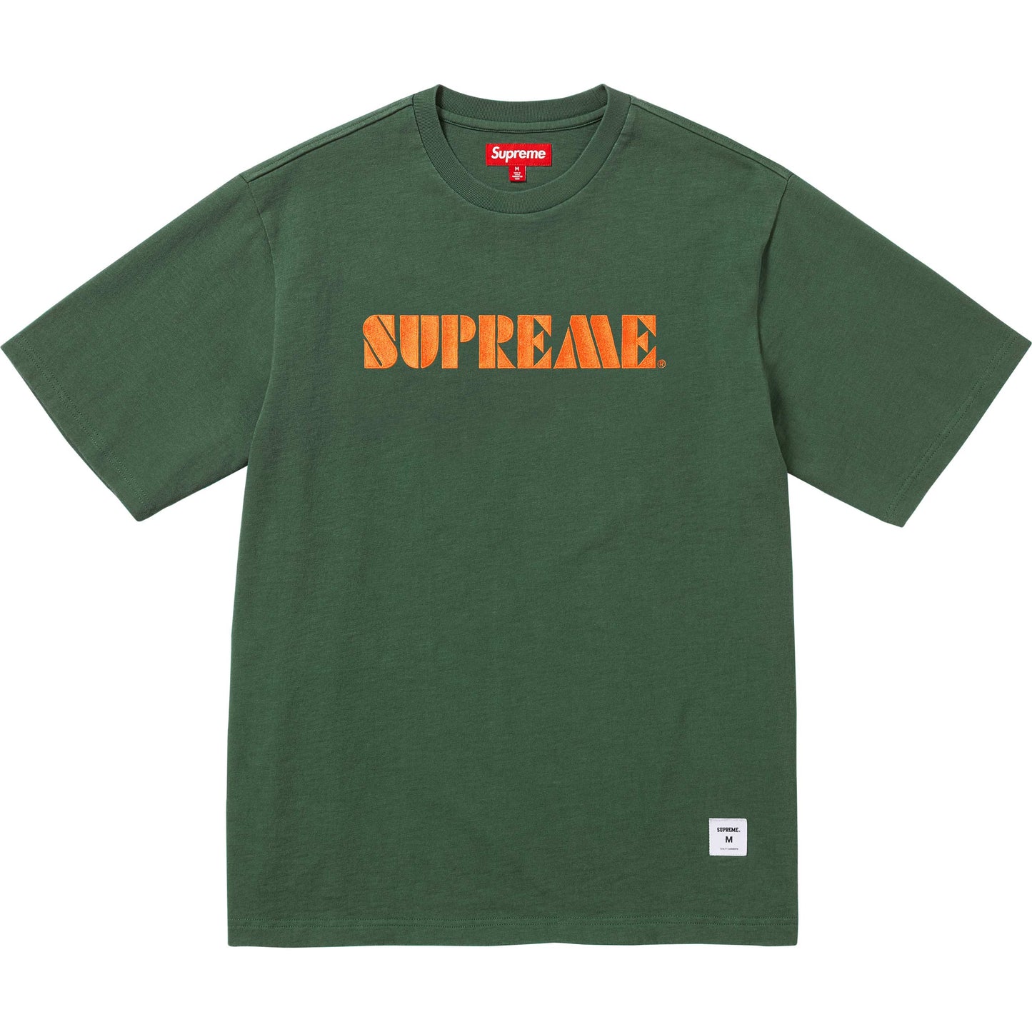 Supreme Stencil Embroidered S/S Top "Green"