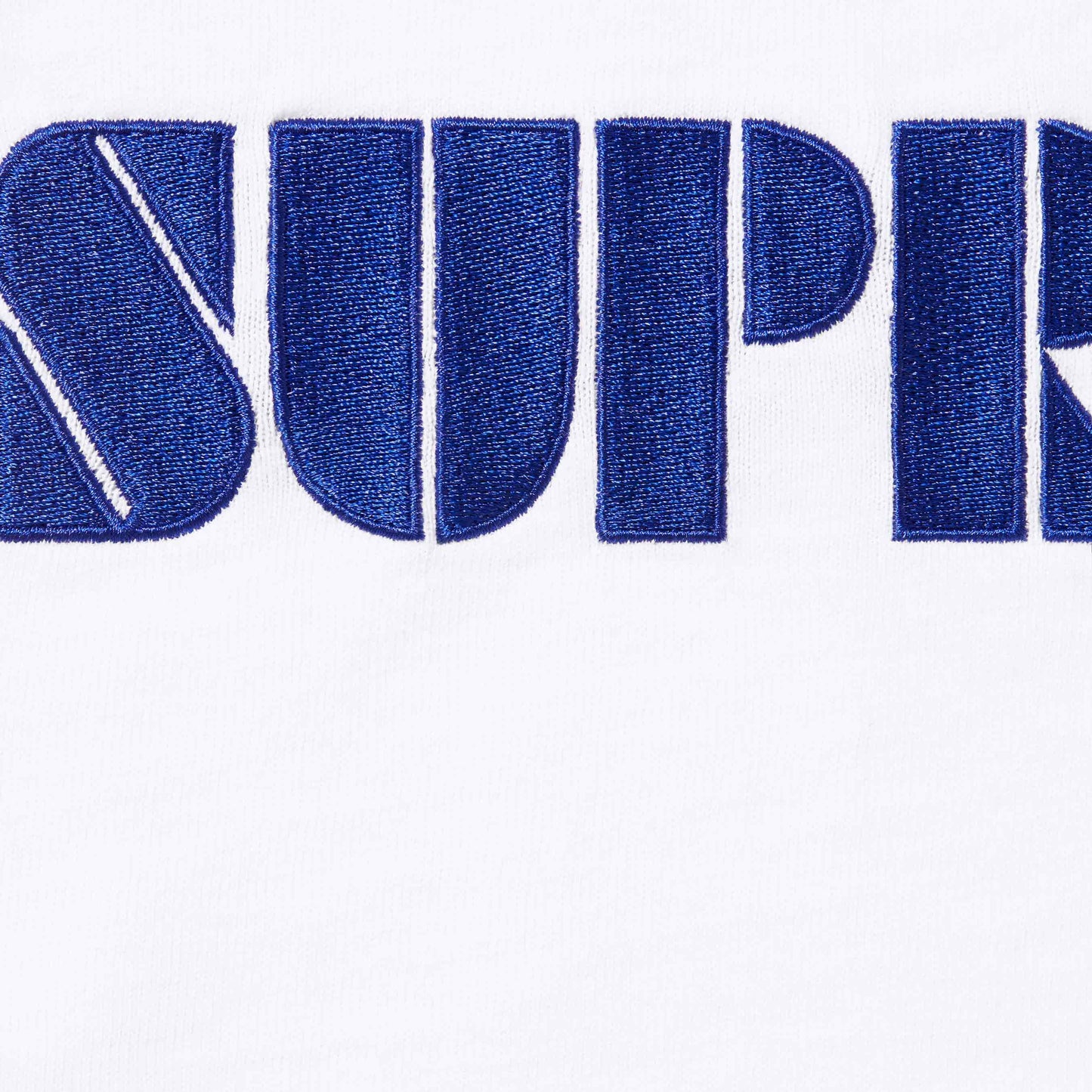 Supreme Stencil Embroidered S/S Top "White"