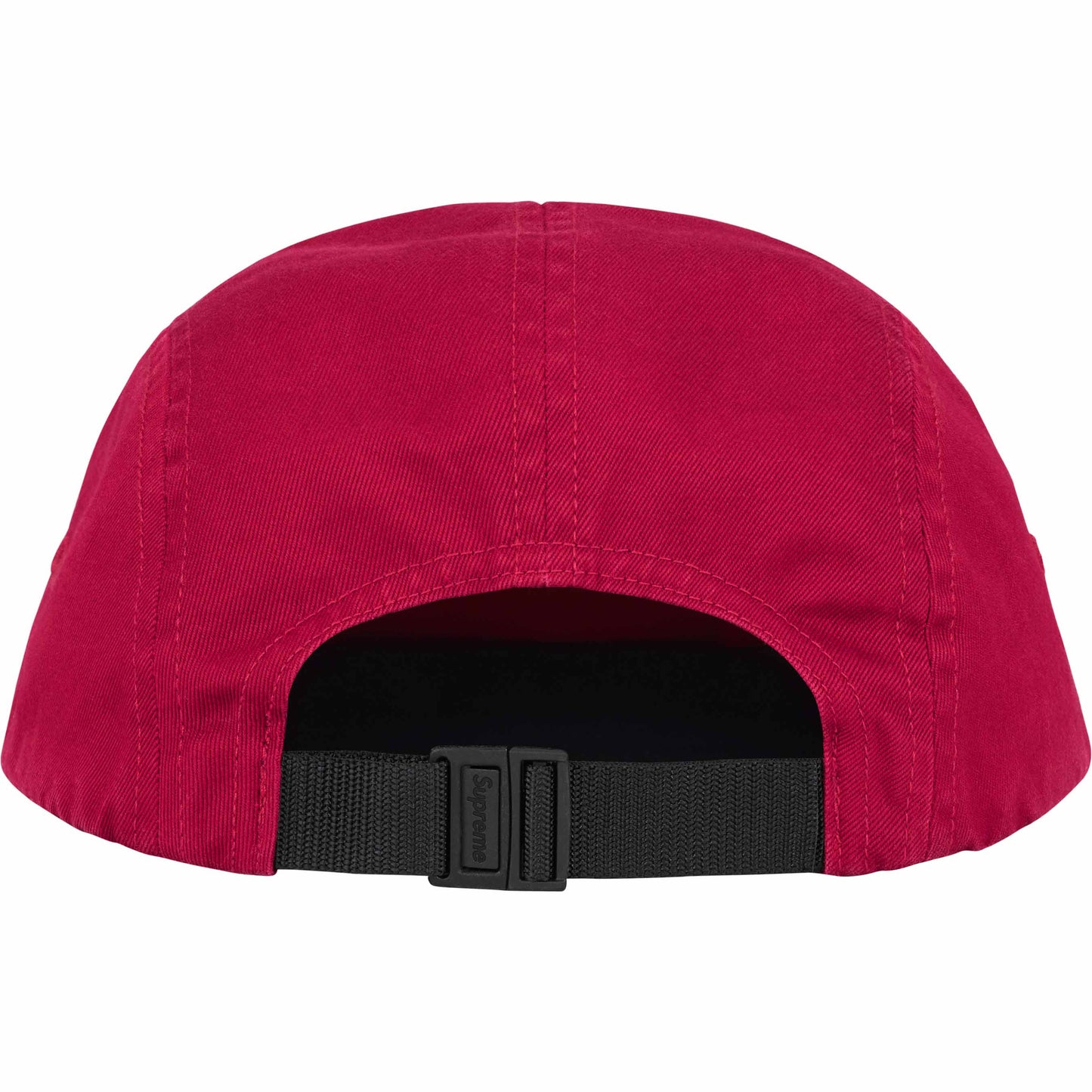 Supreme Washed Chino Twill Camp Cap "Red"