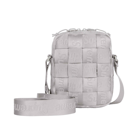 Supreme Woven Shoulder Bag "Grey"