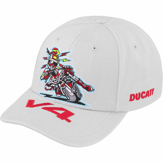 Supreme x Ducati 6-Panel "Grey"