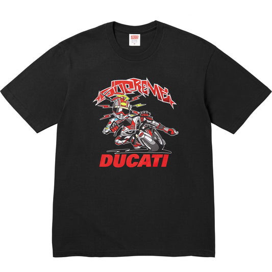 Supreme x Ducati Bike Tee "Black"