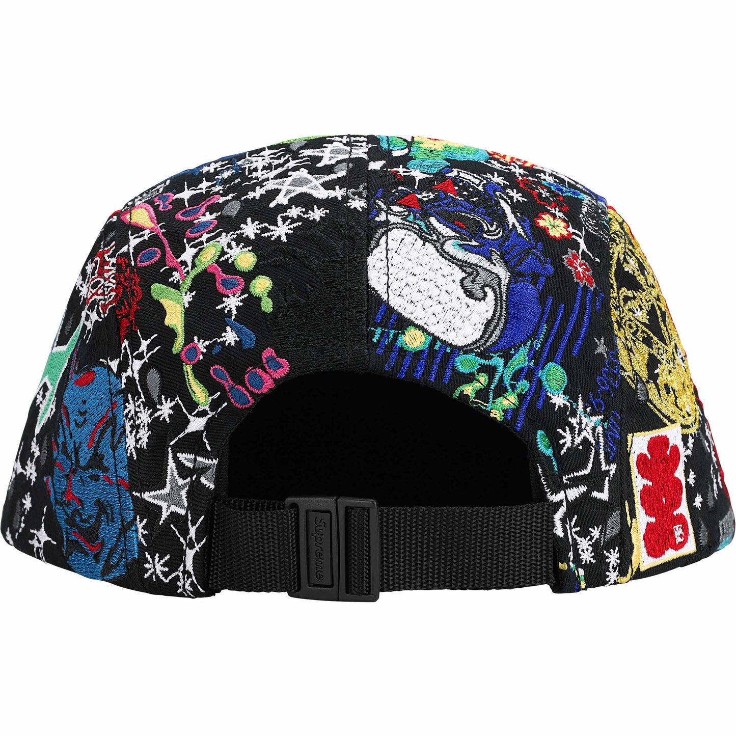 Supreme AOI Embroidered Camp Cap "Black"