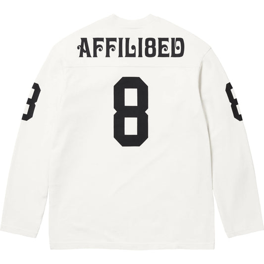 Supreme Affiliated L/S Football Top "White"