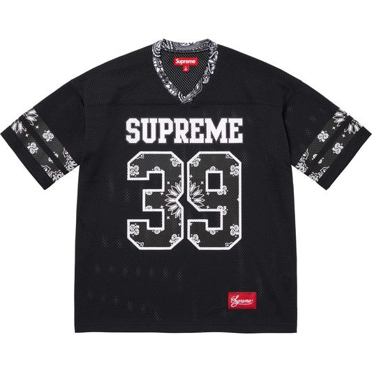 Supreme Bandana Football Jersey "Black"