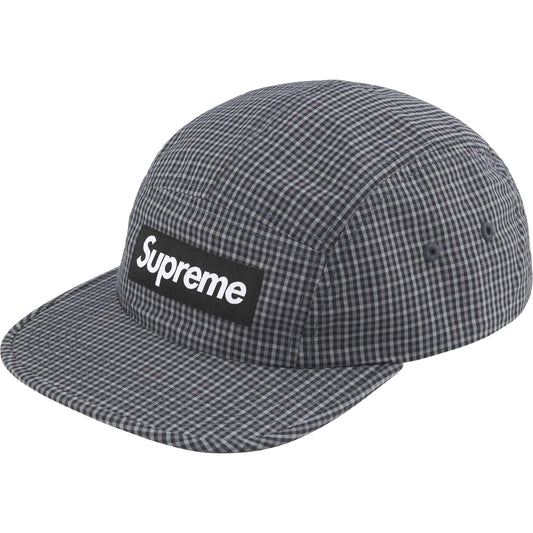 Supreme Cordura Plaid Camp Cap "Black"