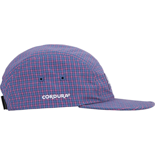 Supreme Cordura Plaid Camp Cap "Blue"