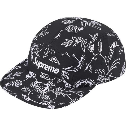 Supreme Floral Jacquard Camp Cap "Black"