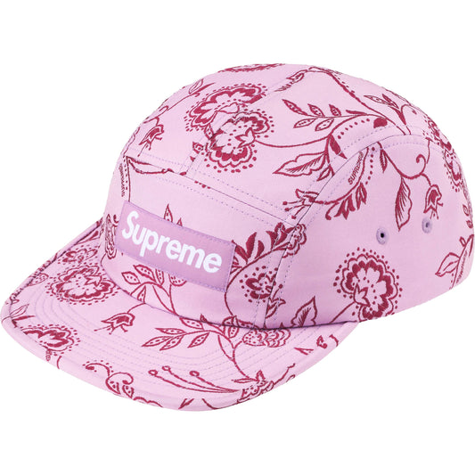 Supreme Floral Jacquard Camp Cap "Lavender"