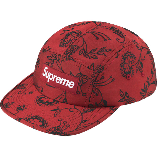 Supreme Floral Jacquard Camp Cap "Red"