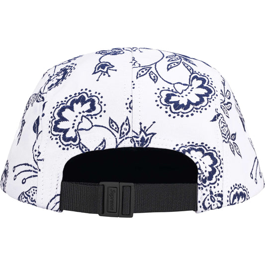 Supreme Floral Jacquard Camp Cap "White"