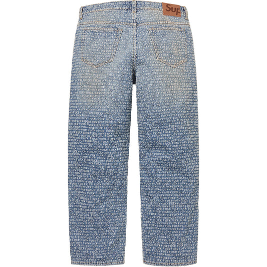 Supreme Fuck Stitch Loose Fit Jean "Blue"
