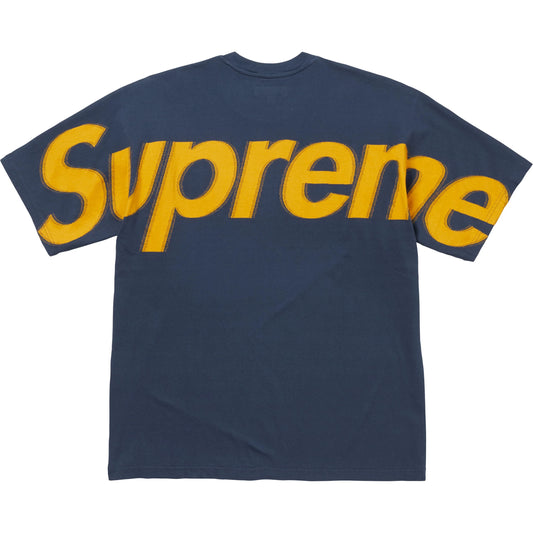 Supreme Intarsia S/S Top "Navy"