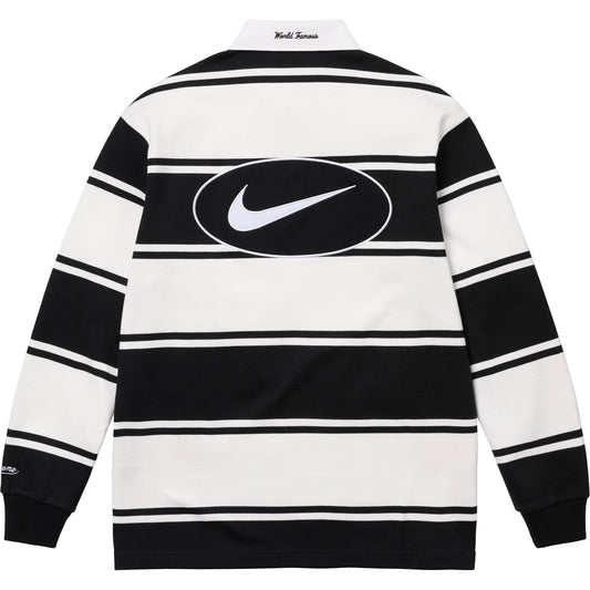 Supreme x Nike Stripe Rugby "Black"