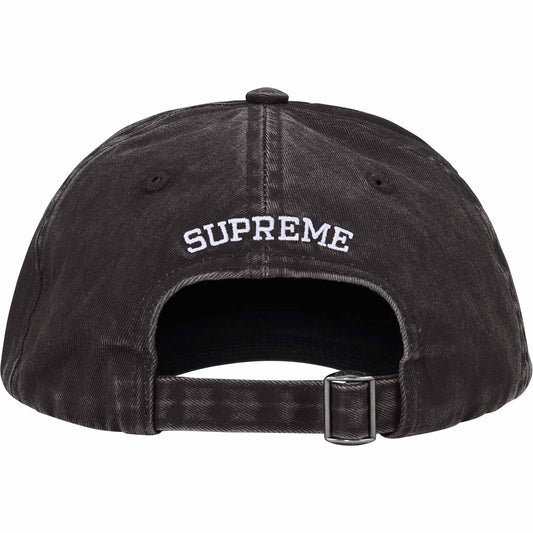 Supreme Pigment Coated S Logo 6-Panel "Black"