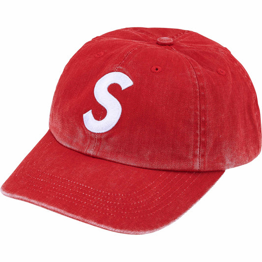 Supreme Pigment Coated S Logo 6-Panel "Red"