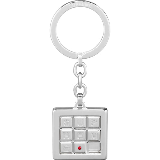 Supreme Puzzle Keychain "Silver"